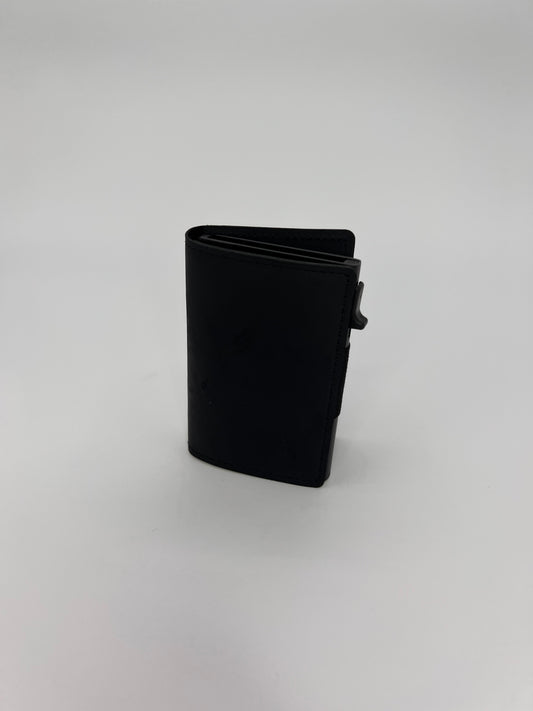 MINIMALIST LEATHER WALLET - BLACK